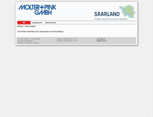 Tablet Screenshot of molterundpink.de